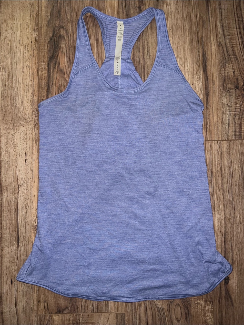 Lululemon Periwinkle/Lavender Racerback Tank Top | Size 4